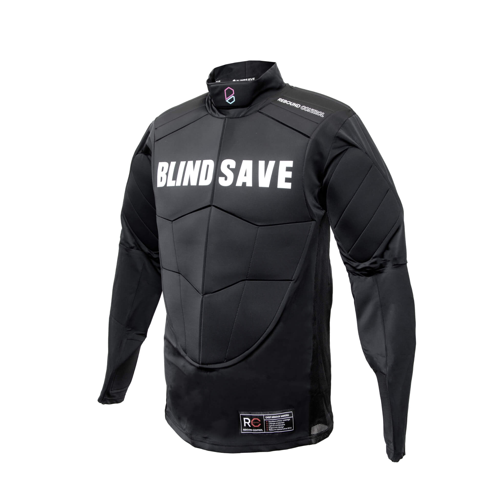 Blindsave Skyddströja SAMURAI RC (L/S) Black-Innebandy24