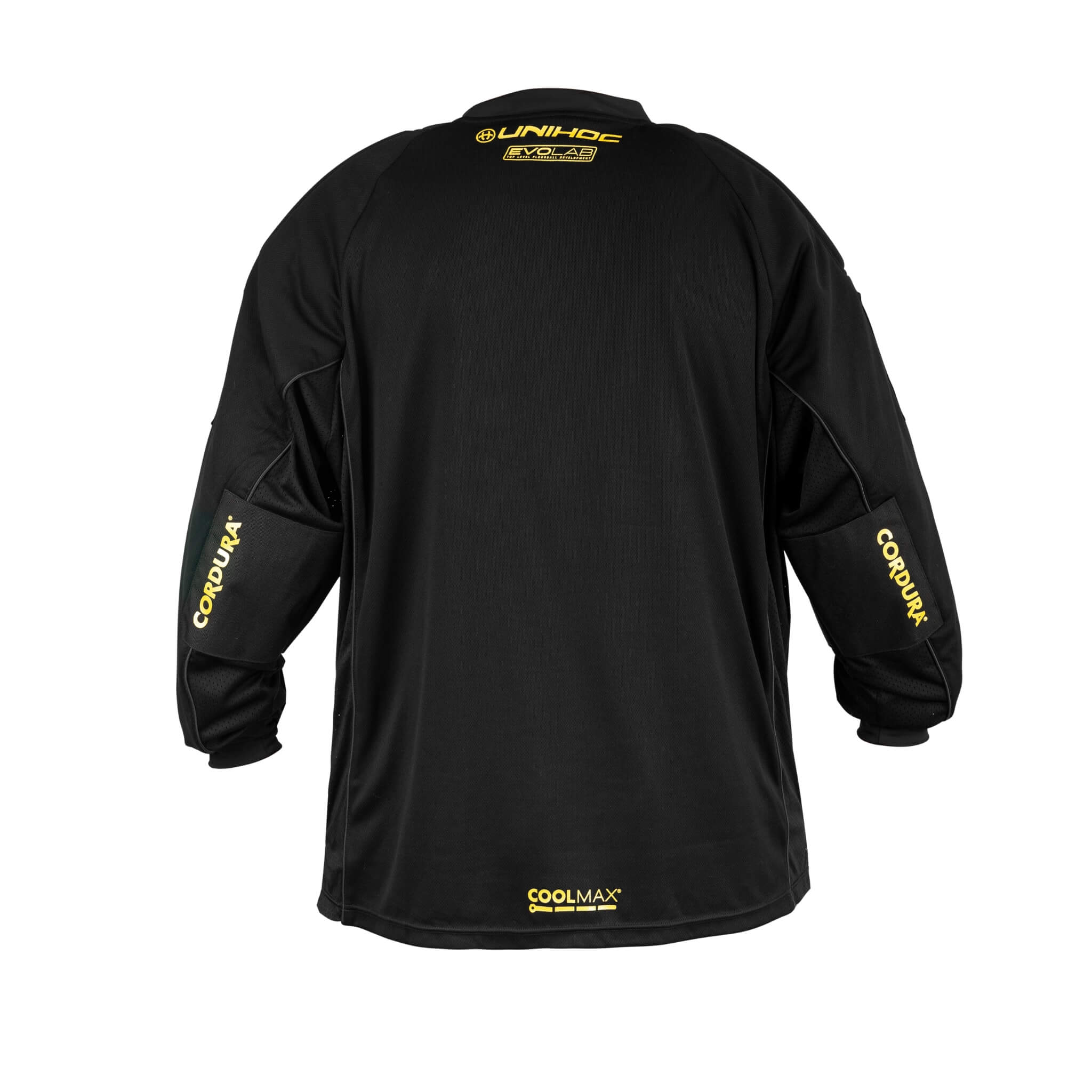 Unihoc Målvaktströja ALPHA Evolab Black/Gold-Innebandy24