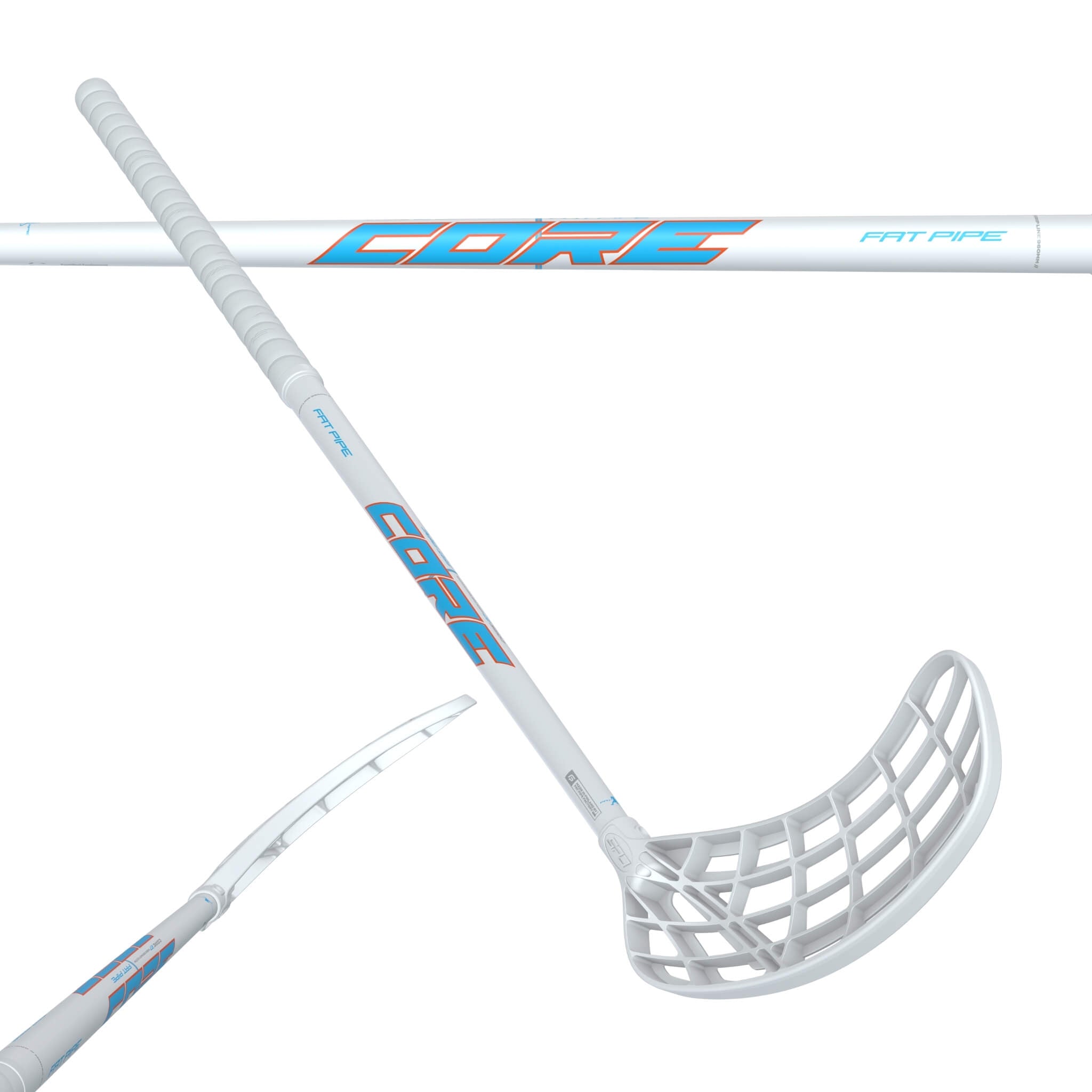 Fat Pipe Innebandyklubba Core 27 SPD White/Blue-Innebandy24