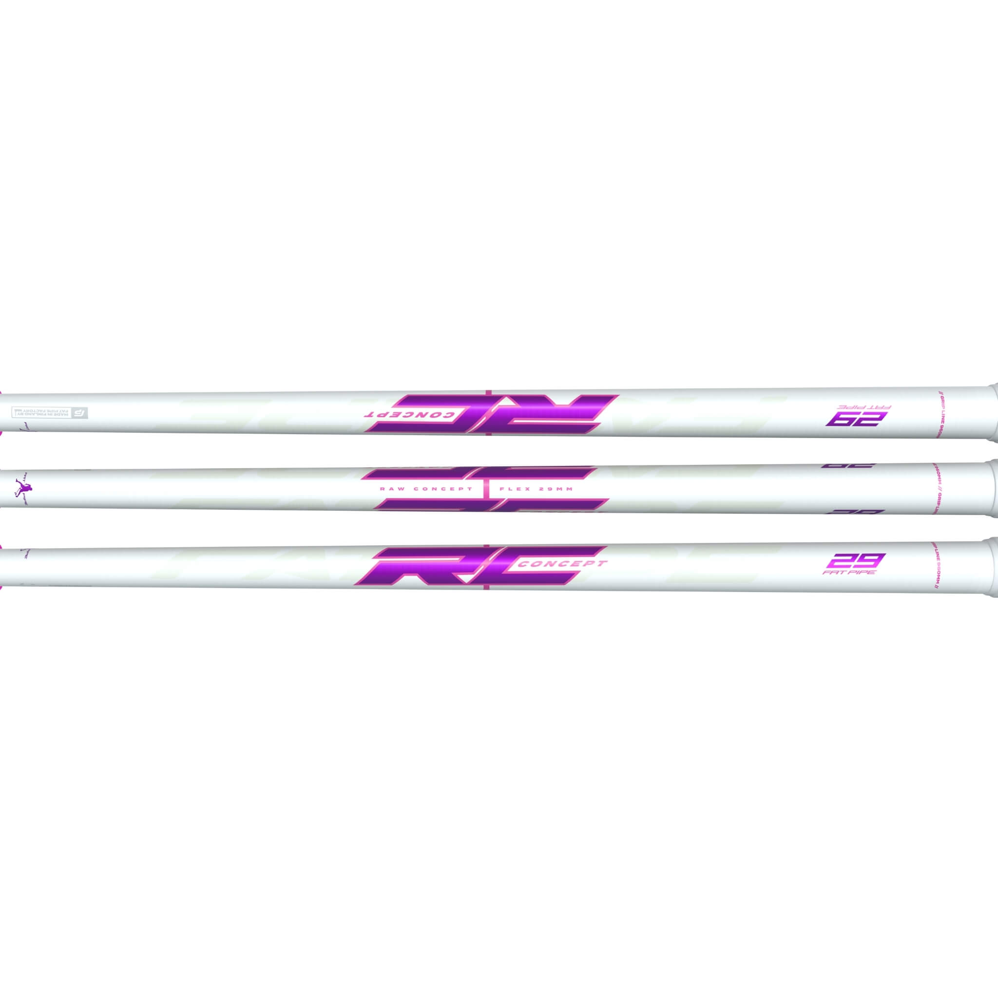 Fat Pipe Innebandyklubba RAW Concept 29 JAB FH2 White/Pink-Innebandy24