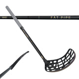Fat Pipe Innebandyklubba RAW 27 Low Kick CTRL SLICKS Coal Black/Space Grey