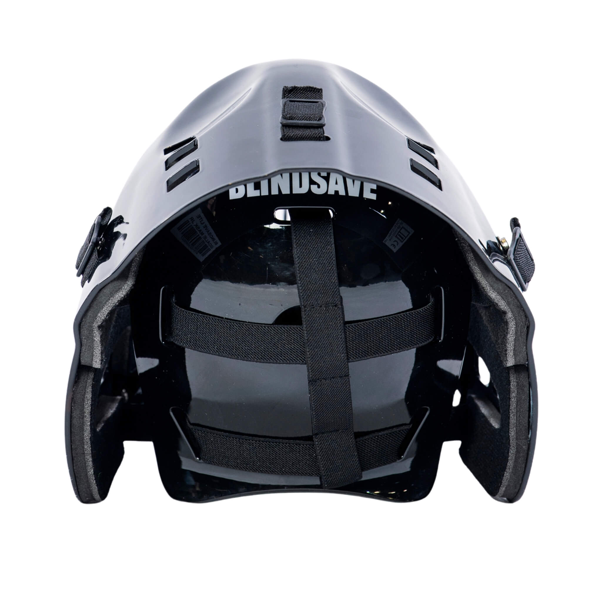Blindsave Målvaktshjälm Lite JR Black/White-Innebandy24