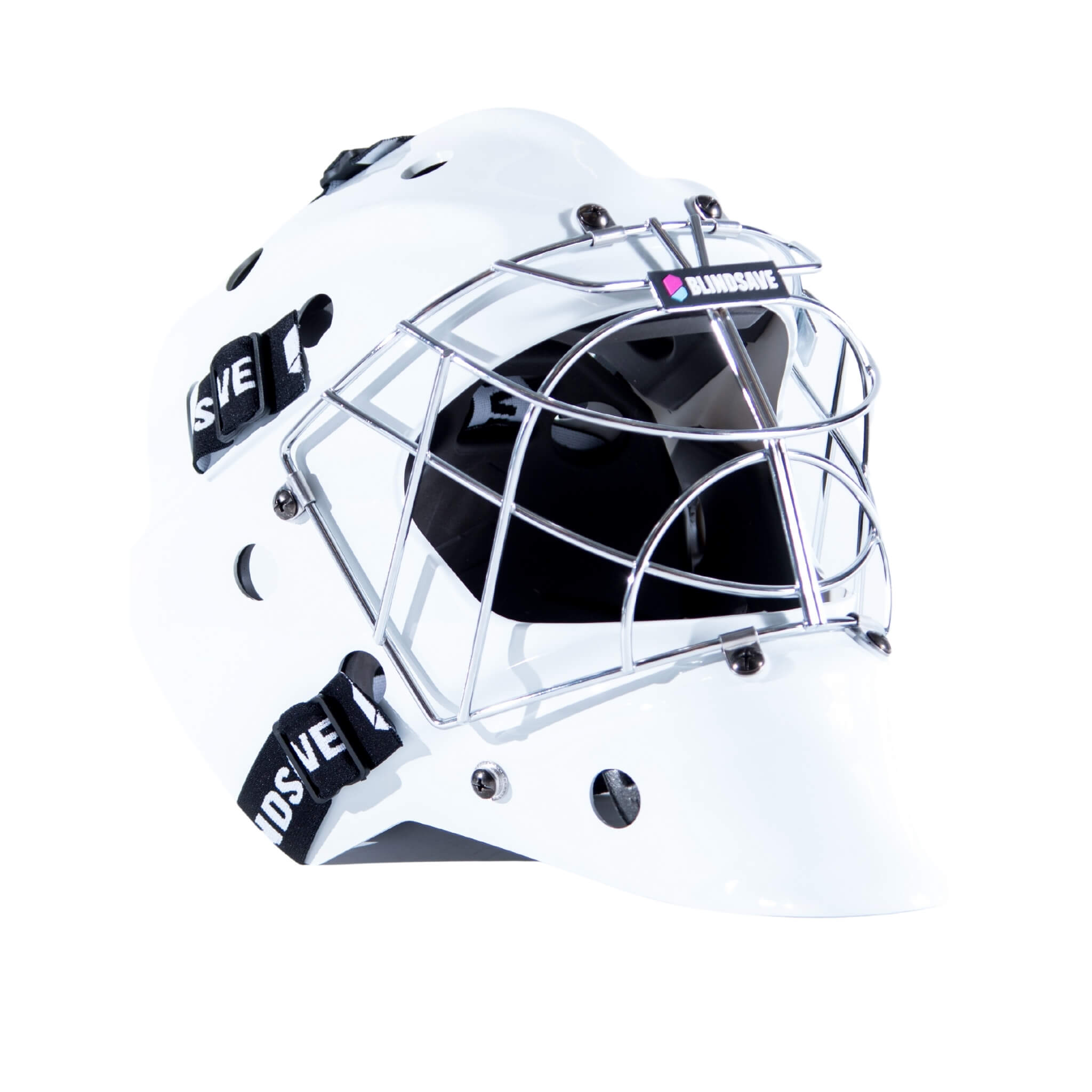 Blindsave Målvaktshjälm White-Innebandy24