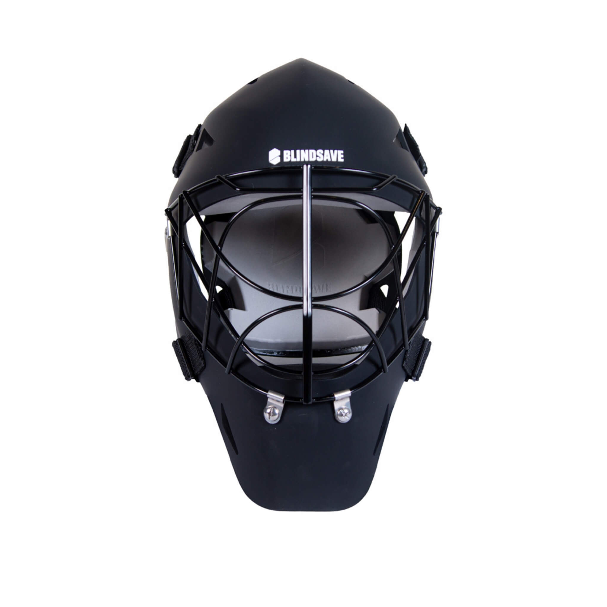 Blindsave Målvaktshjälm Sharky Black-Innebandy24