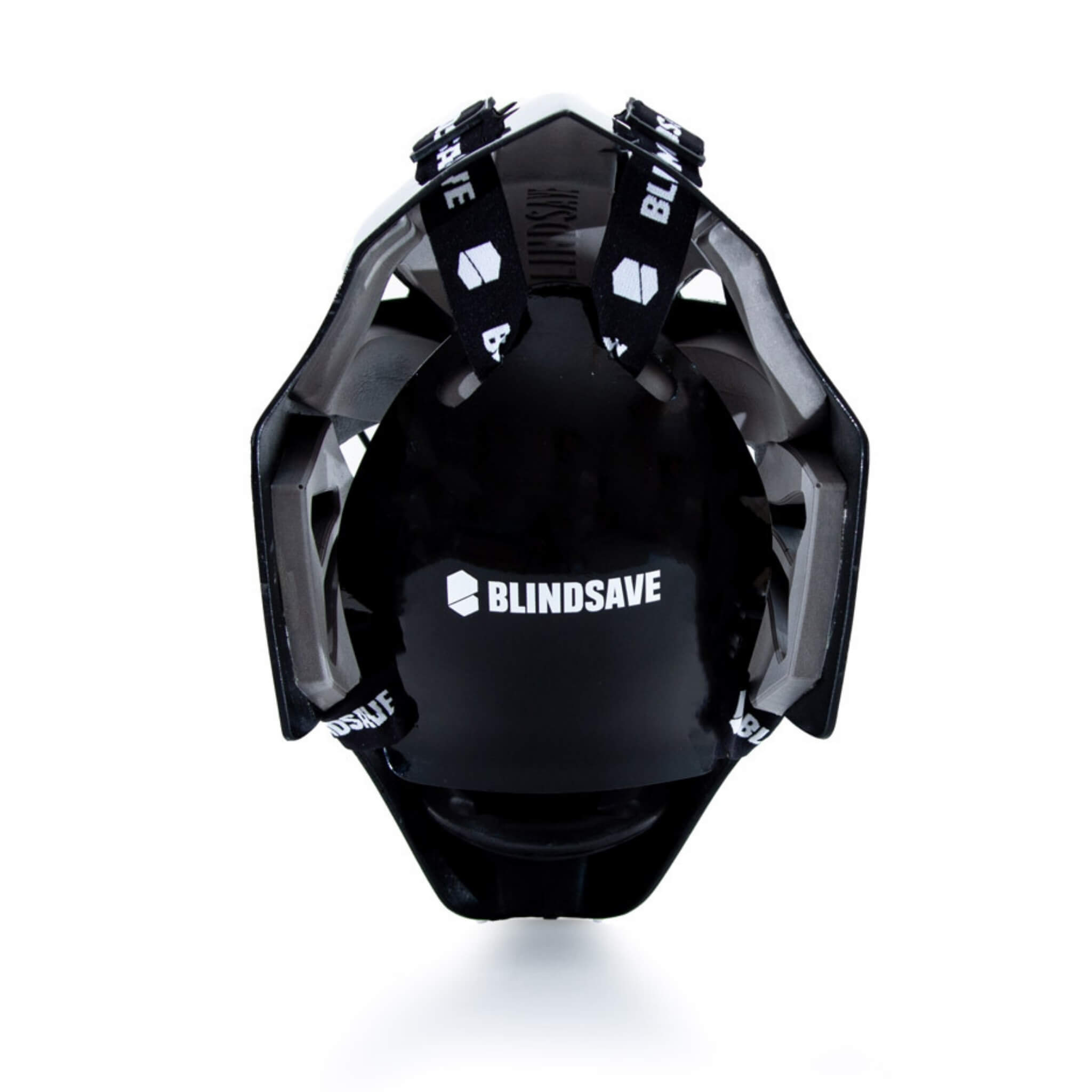 Blindsave Målvaktshjälm Sharky Black-Innebandy24