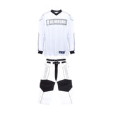 Blindsave Målvaktspaket SR: LEGACY Målvaktströja Och Målvaktsbyxa White-Innebandy24