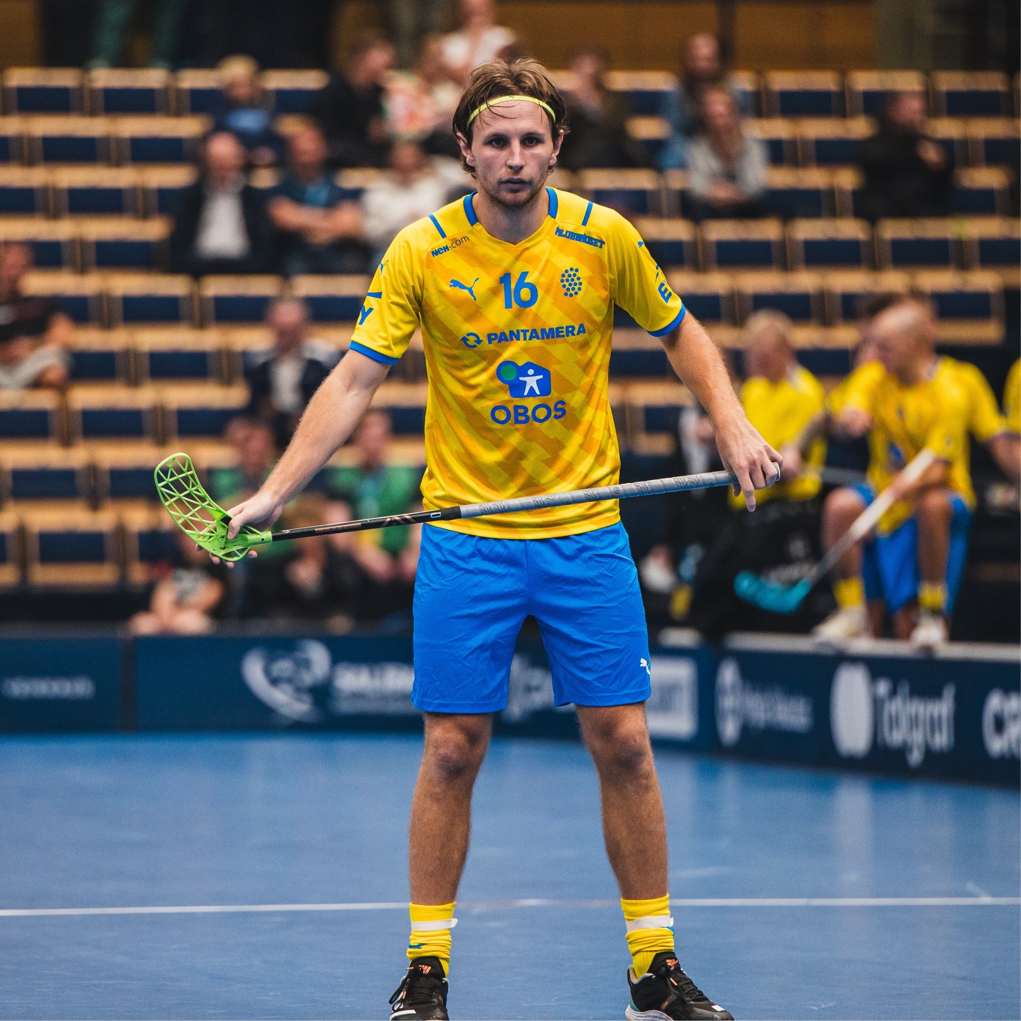 Oxdog Innebandyblad OptiLight PP Carbon (MBC) Green-Innebandy24