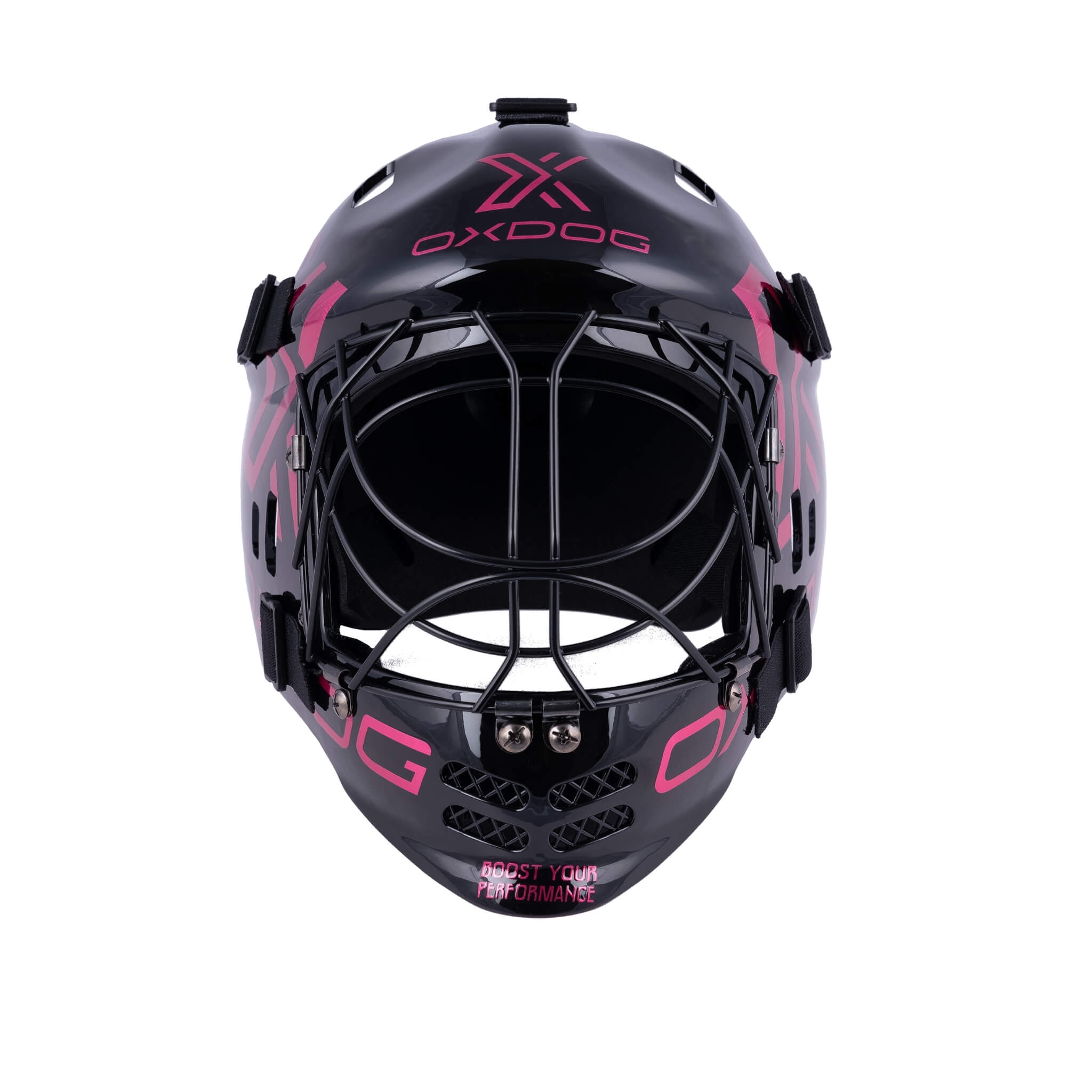 Oxdog Målvaktshjälm XGUARD JR Bleached Red-Innebandy24
