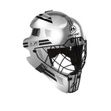 Unihoc Målvaktshjälm ALPHA 66 Silver/Black-Innebandy24