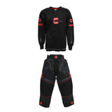 Zone Målvaktspaket SR: Tröja och Byxor PRO Black/Red-Innebandy24