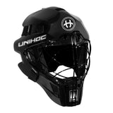 Unihoc Målvaktshjälm INFERNO 66 (cat-eye cage) Black