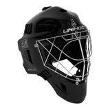 Unihoc Målvaktshjälm ALPHA PRIME Evolab Black/Silver