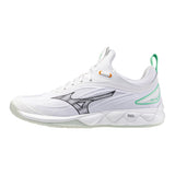 Mizuno Innebandyskor WAVE Luminous 3 White/Black/Frozen Emerald