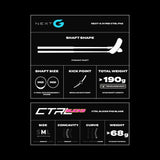 Fat Pipe Innebandyklubba NEXT-G 31 CTRL SLICKS FH2 Baby Blue/Le Pink