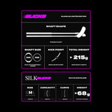 Fat Pipe Innebandyklubba SLICKS 29 Silk Slicks Le Pink/Ghost White