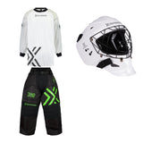 Oxdog Målvaktspaket XGUARD/X2 SR: Hjälm, Tröja, Byxa White/Black/Green