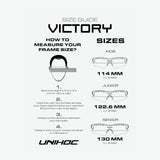Unihoc Innebandyglasögon VICTORY SR Black/White