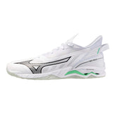 Mizuno Innebandyskor WAVE Mirage 5 White/Black/Frozen Emerald