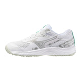 Mizuno Innebandyskor Stealth STAR 3 JR White/Black/Frozen Emerald