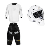 Zone Målvaktspaket UPPGRADE PRO SR: Hjälm, Tröja, Byxa White/Silver/Black