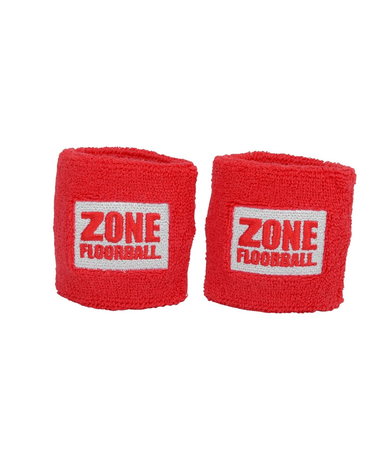 Zone Svettband RETRO Red/White 2-Pack, Röd/vit svettband från Zone