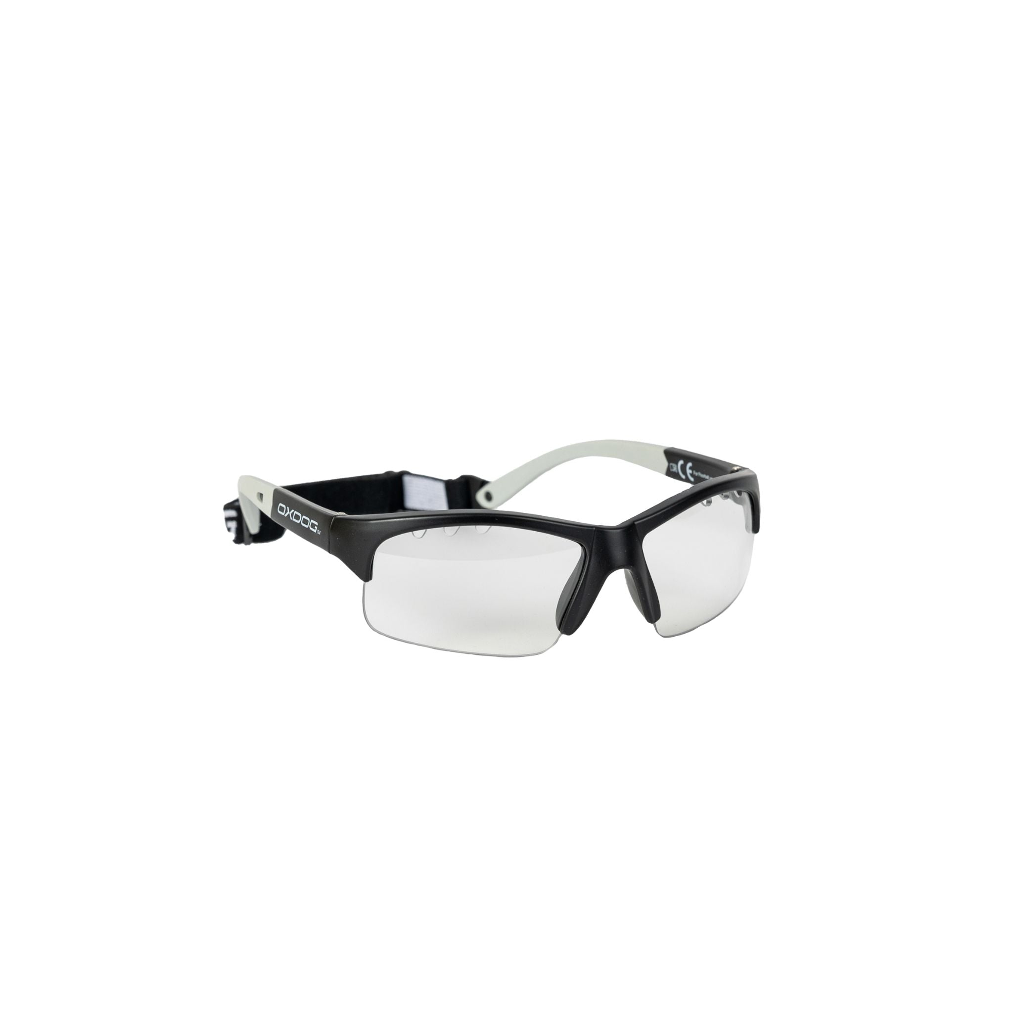 Oxdog Fusion Eyewear Kids Black/Grey, Svart/Gråa innebandyglasögon för barn från Oxdog
